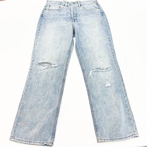 Denim Forum Aritzia The Joni High Rise Loose Denim Jeans SZ29L NWT - Picture 2 of 10